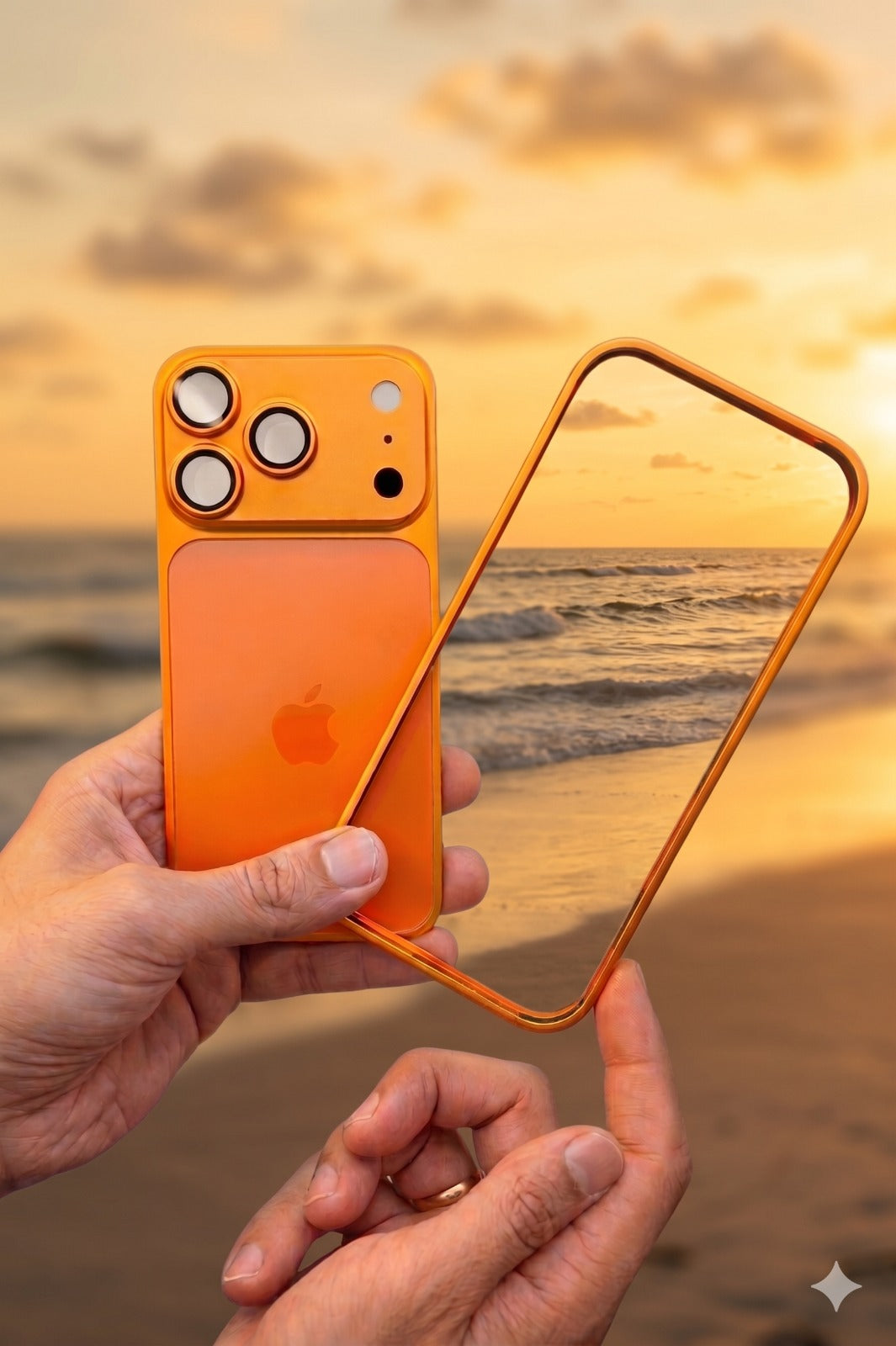 Metal Bumper Converter Case to iPhone 17 pro and 17 pro max